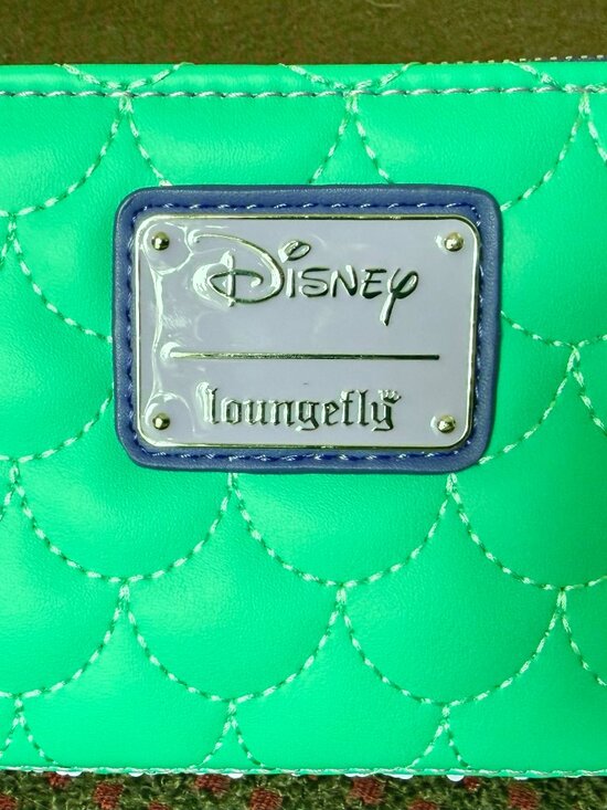Loungefly Disney Little Mermaid Ariel Sequin Flap Wallet NWT Retired Series main image 6